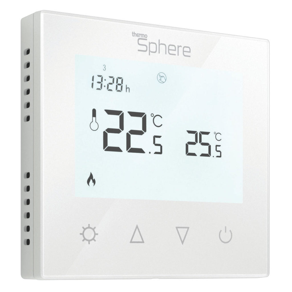 Thermosphere Manual Control Single Programmable Thermostat White ...